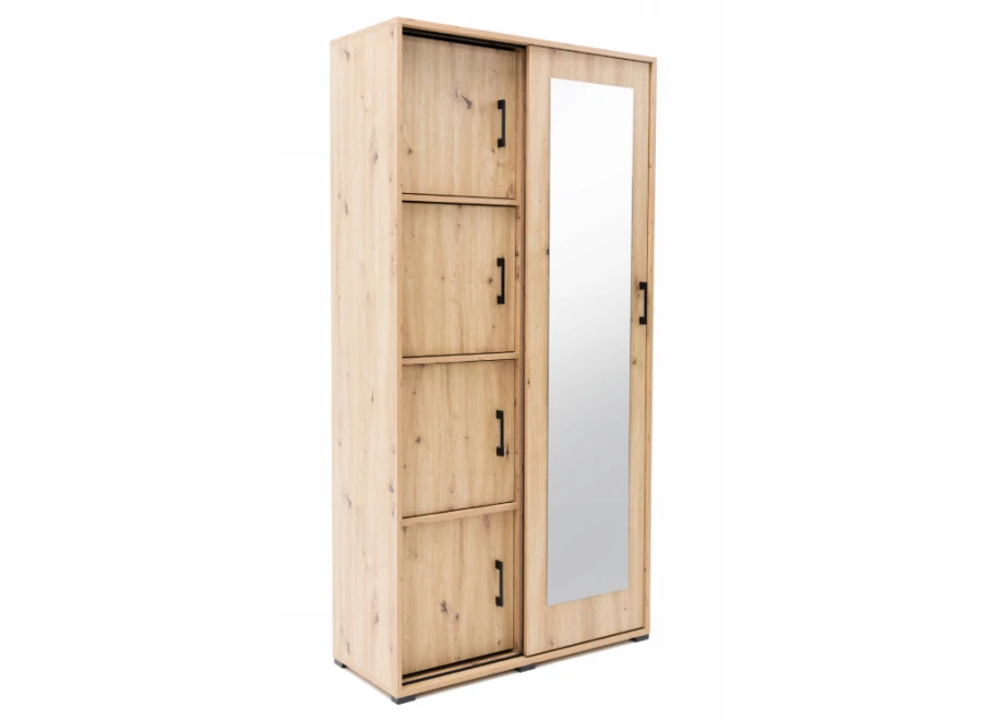 Moderne Garderobe mit Spiegel Pako nach Maß