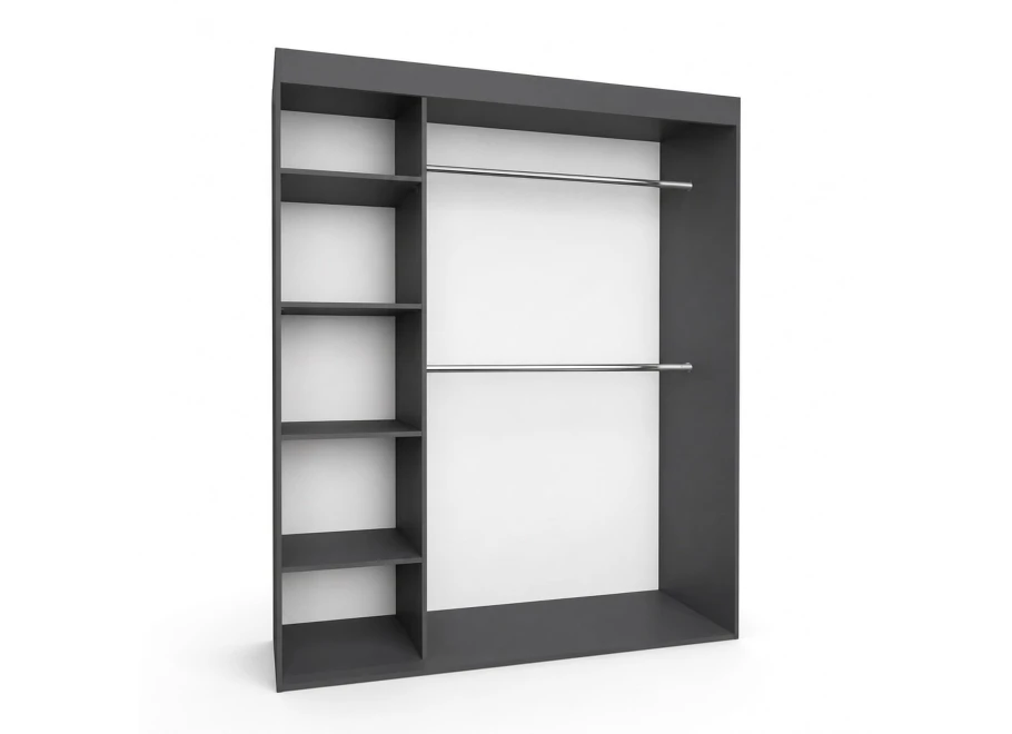 Szafa przesuwna dwudrzwiowa z lustrami na wymiar ORI