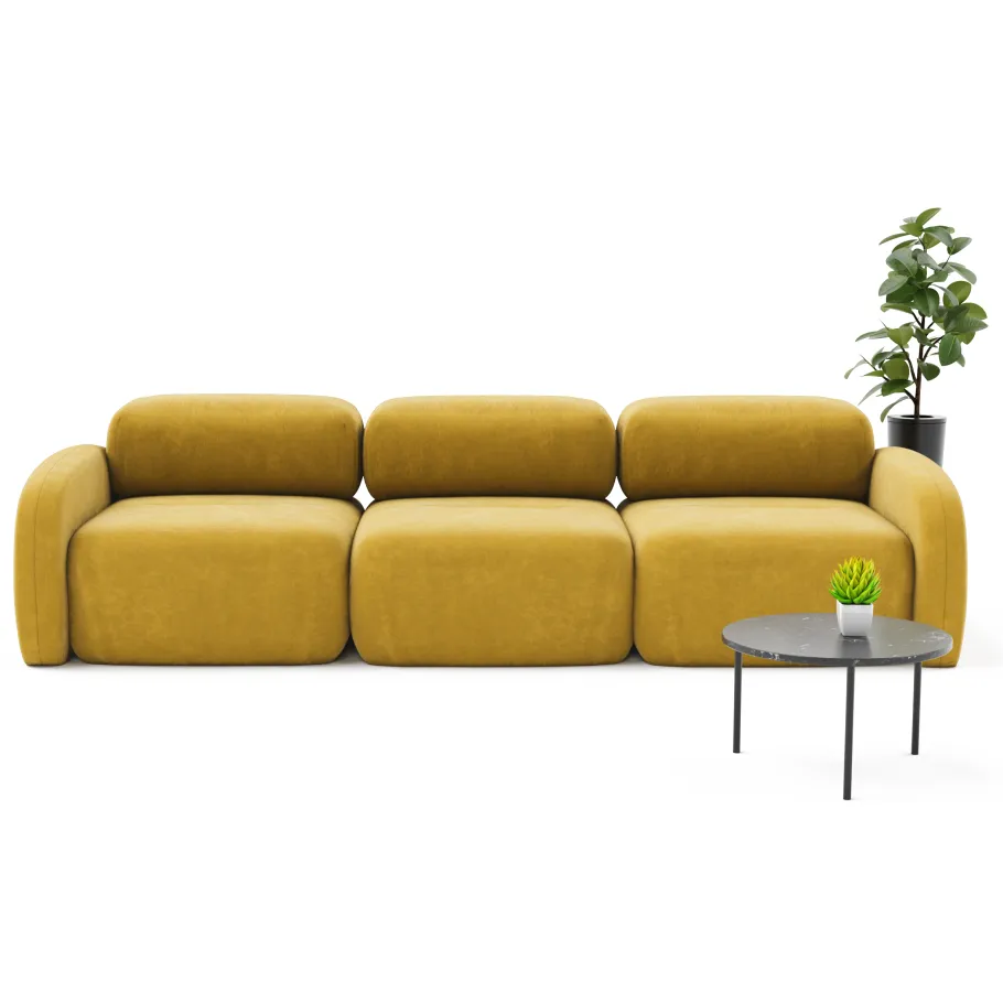 Modulares Dreisitzer-Sofa Vantage