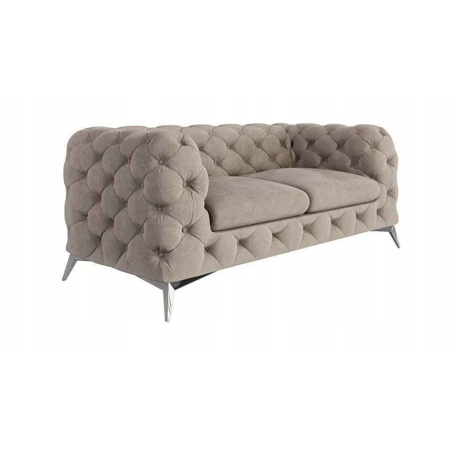 Chesterfield TEO 2 glamouröses gestepptes Zweisitzer-Sofa