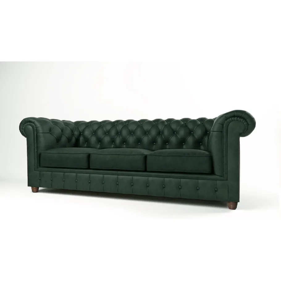 Chesterfield SOLARIS 3 gestepptes Dreisitzer-Sofa