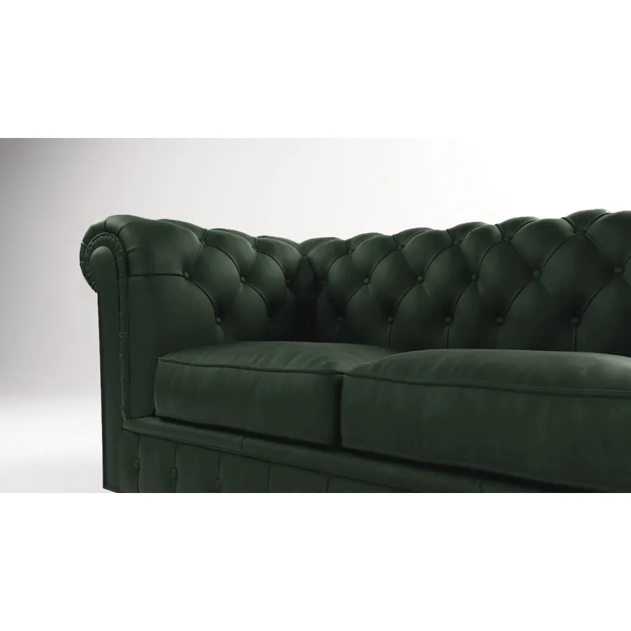 Chesterfield SOLARIS 3 gestepptes Dreisitzer-Sofa