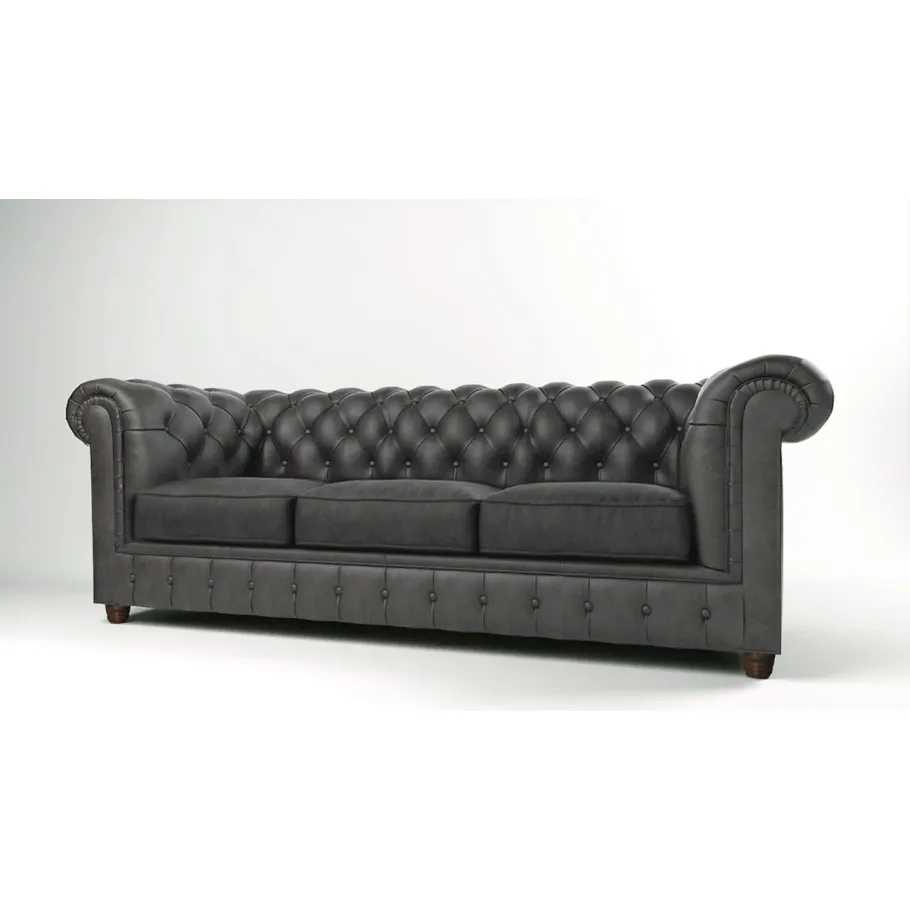 Chesterfield SOLARIS 3 gestepptes Dreisitzer-Sofa