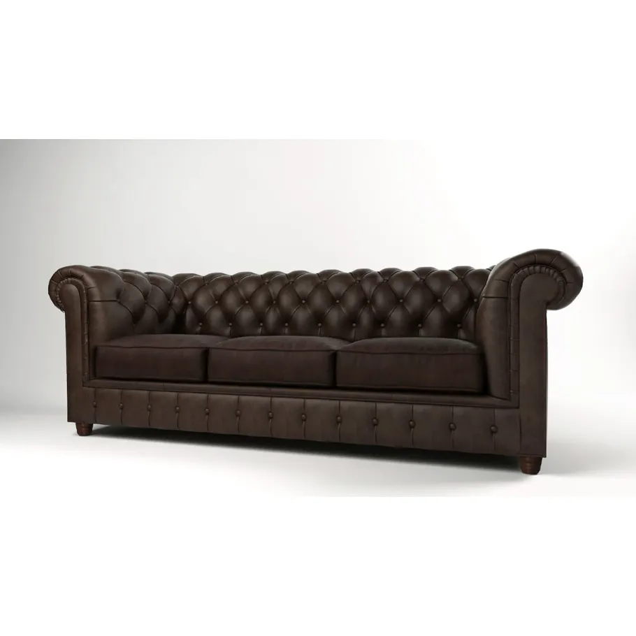 Chesterfield SOLARIS 3 gestepptes Dreisitzer-Sofa