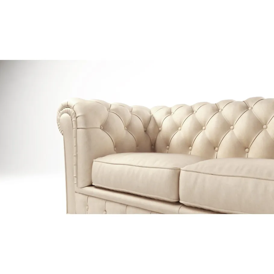 Chesterfield SOLARIS 3 gestepptes Dreisitzer-Sofa