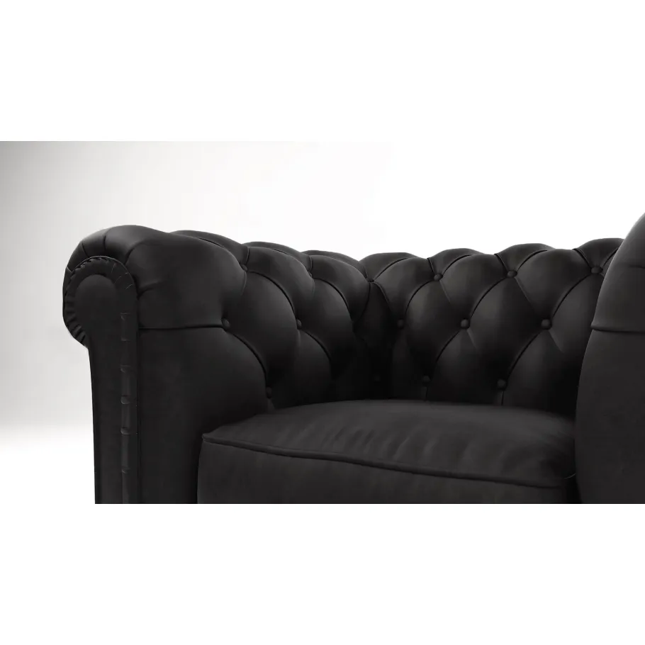 Chesterfield SOLARIS 3 gestepptes Dreisitzer-Sofa
