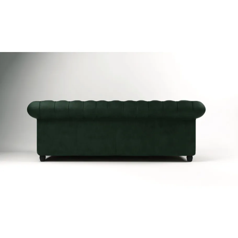 Chesterfield SOLARIS 3 gestepptes Dreisitzer-Sofa mit Schlaffunktion