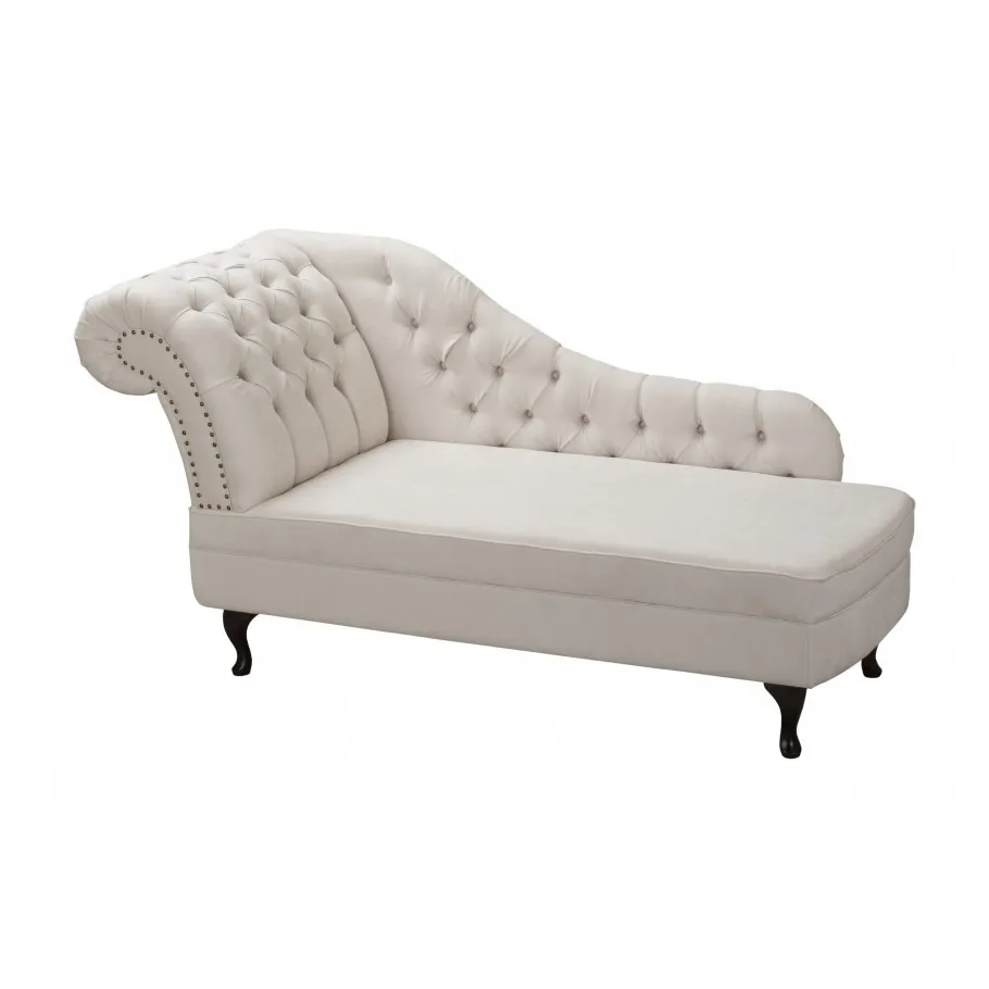 Glamour Mona Exklusive gesteppte Chaiselongue