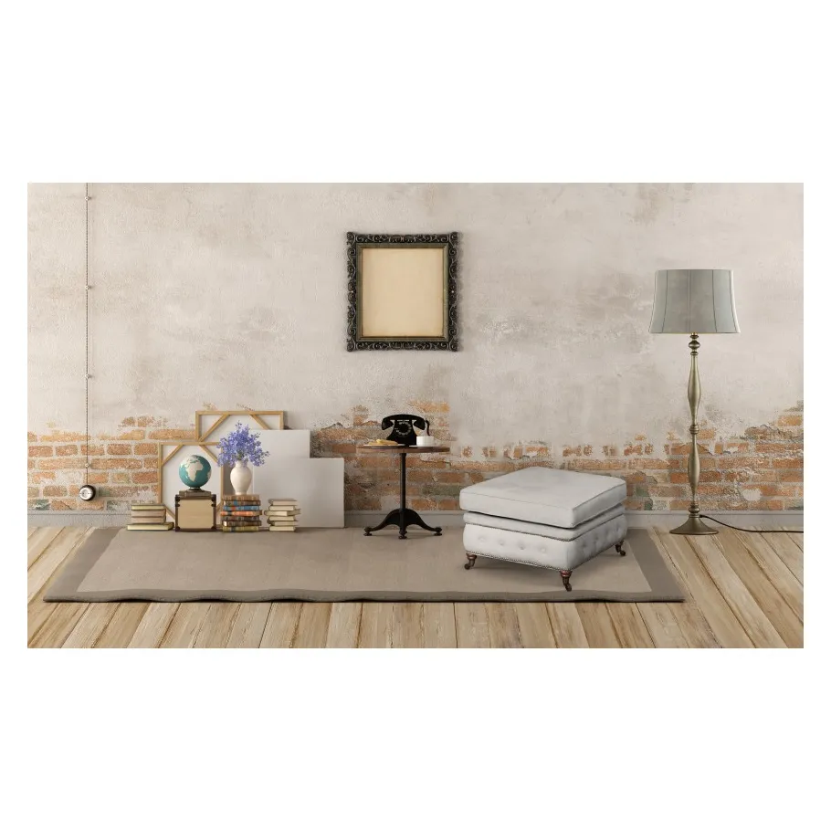 Glamour gesteppter Sitzpuff 75x70 VINCENT