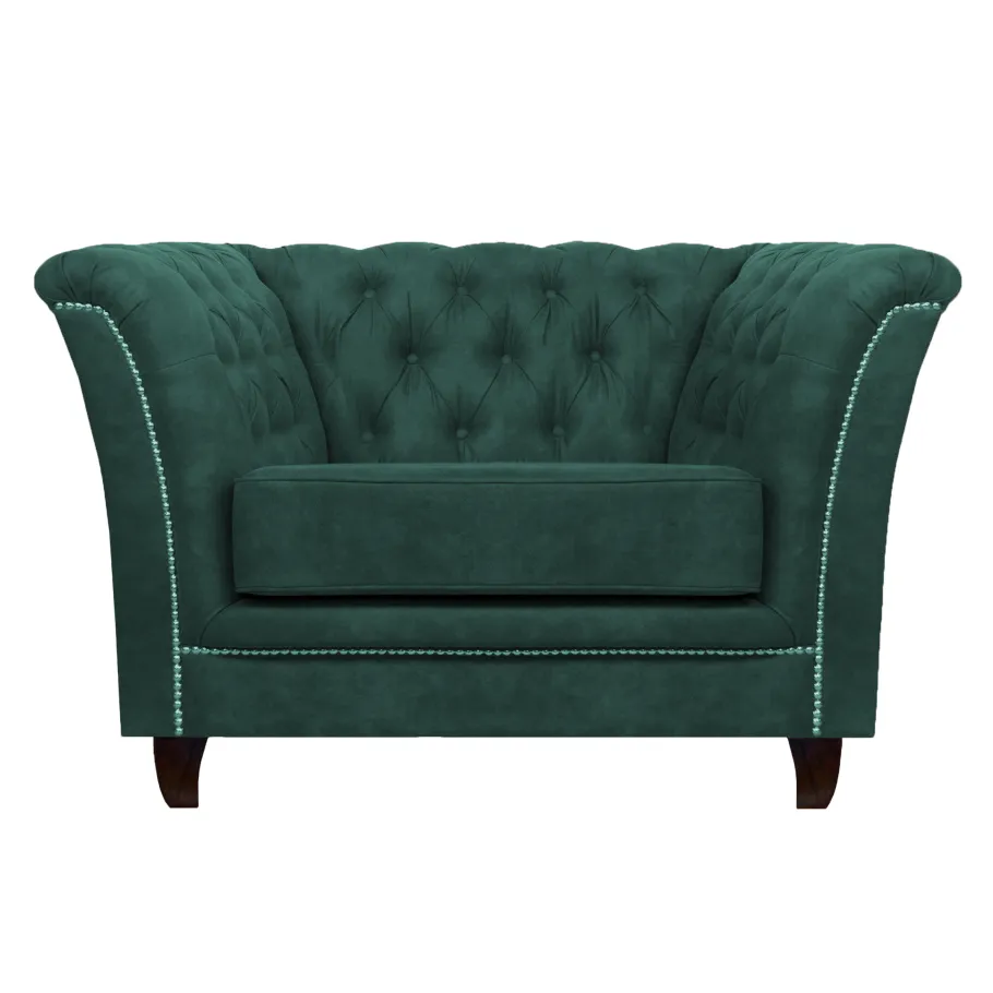 HASSO gesteppter Chesterfield-Sessel