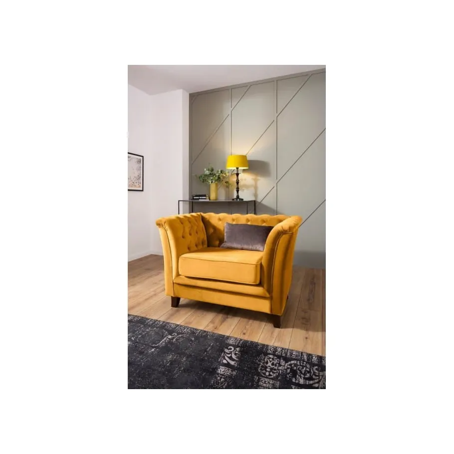 HASSO gesteppter Chesterfield-Sessel