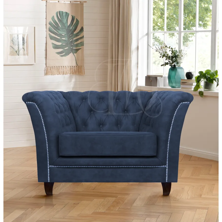 HASSO gesteppter Chesterfield-Sessel