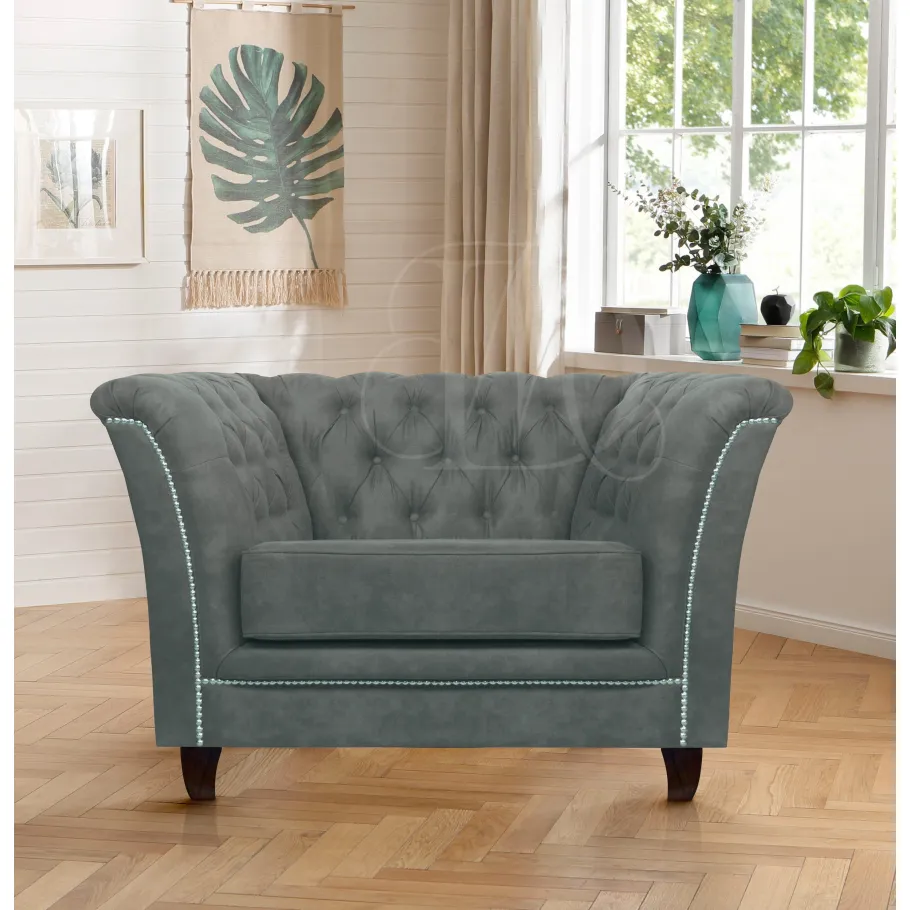 HASSO gesteppter Chesterfield-Sessel
