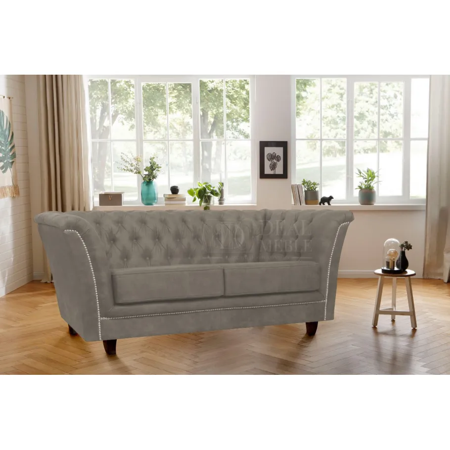 Chesterfield HASSO gestepptes Zweisitzer-Sofa