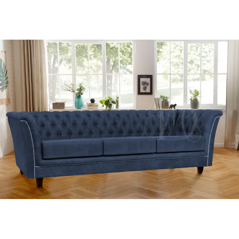 Chesterfield HASSO Dreisitzer-Steppsofa