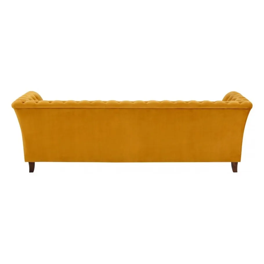 Chesterfield HASSO gestepptes Dreisitzer-Sofa mit Schlaffunktion