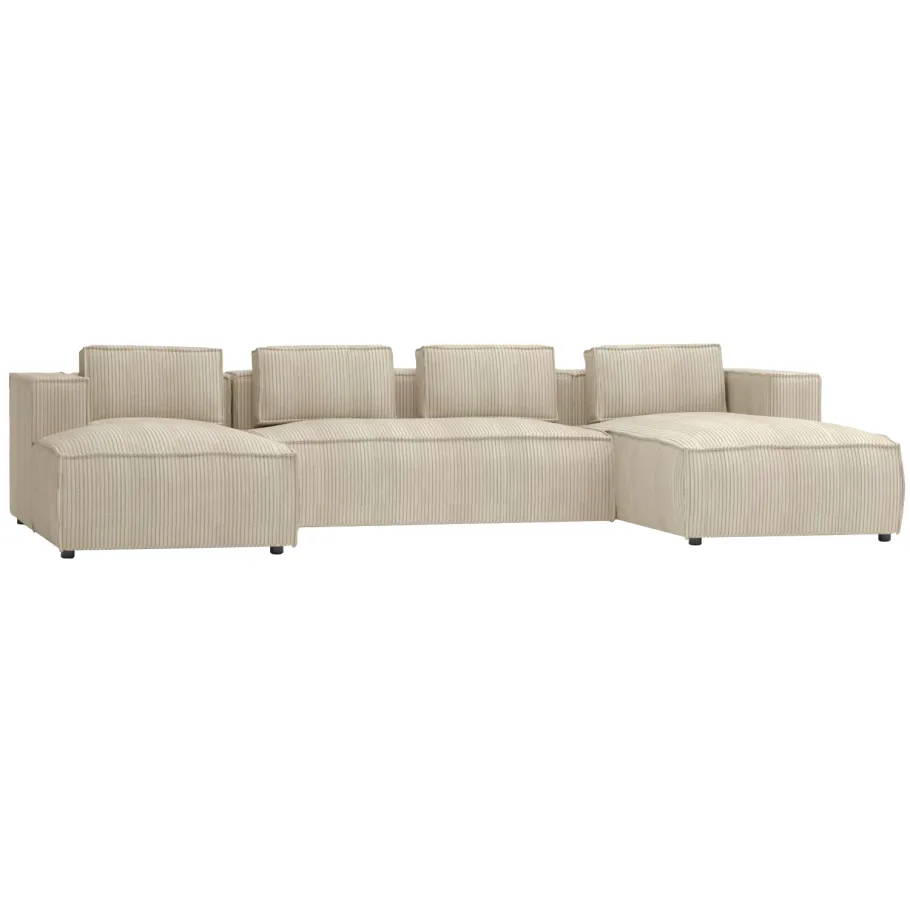 Modernes Sechssitzer-Ecksofa ESMO U
