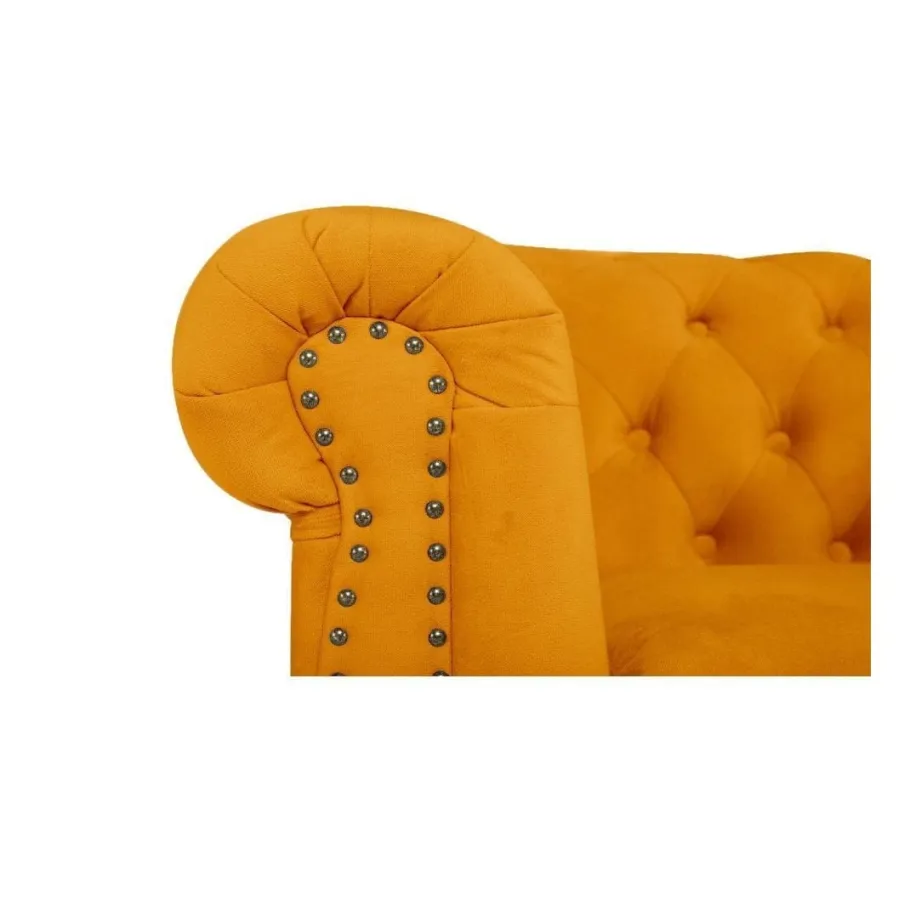 Chesterfield VINCENT gestepptes Zweisitzer-Sofa