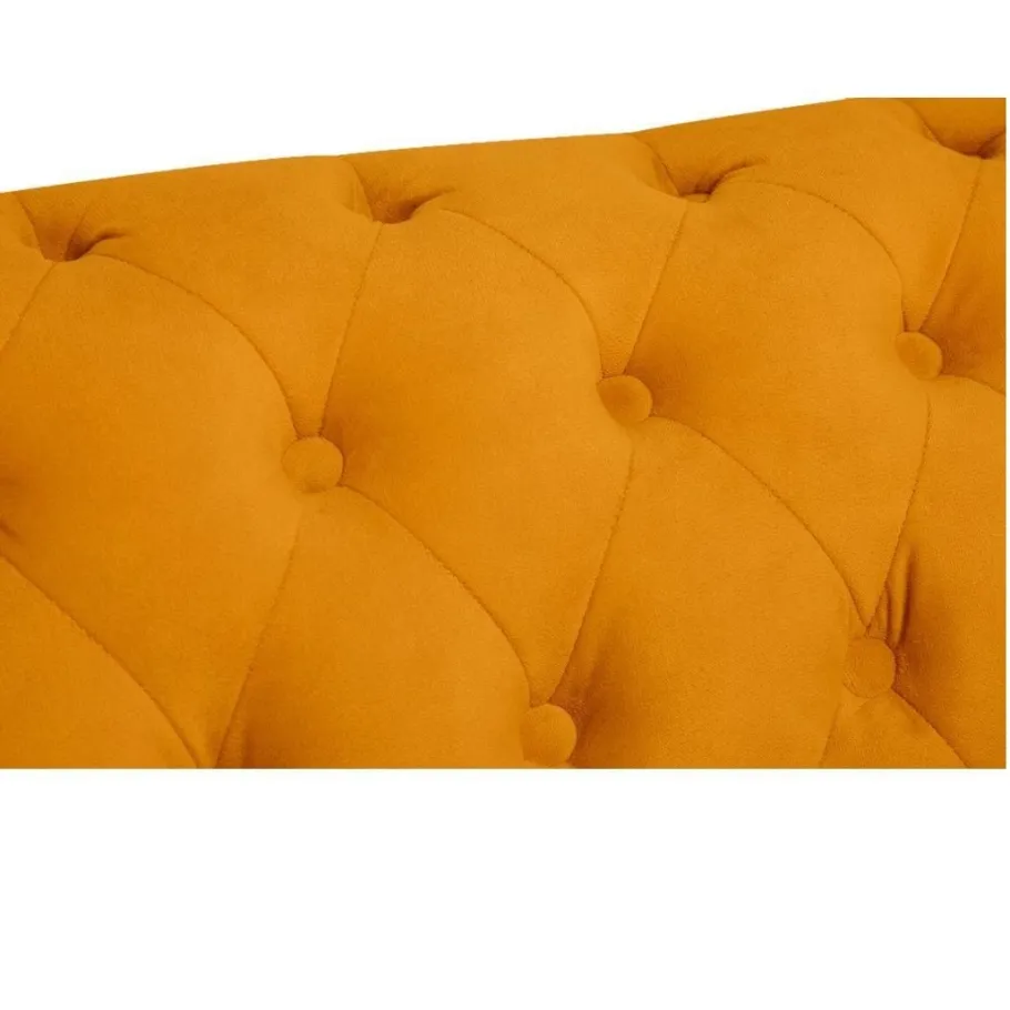 Chesterfield VINCENT gestepptes Zweisitzer-Sofa