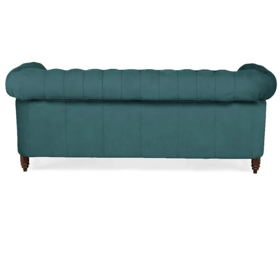 Chesterfield VINCENT gestepptes Dreisitzer-Sofa