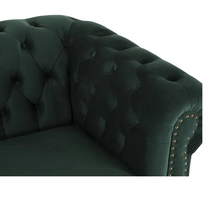 Chesterfield VINCENT gestepptes Dreisitzer-Sofa mit Schlaffunktion