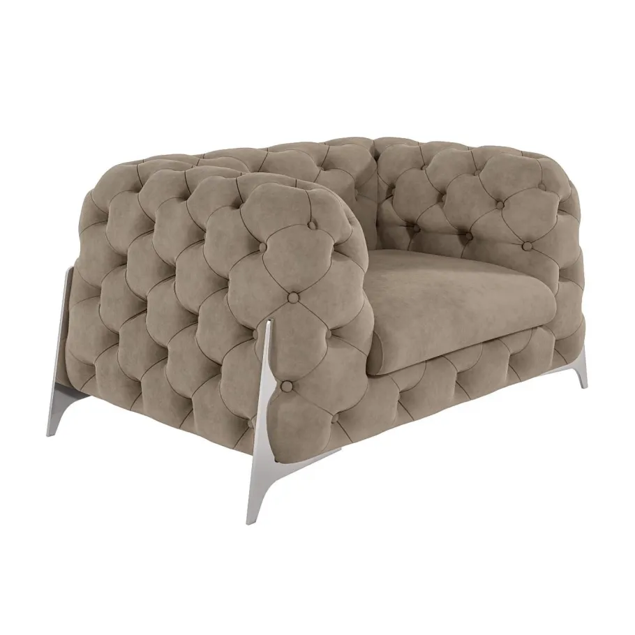 KALIFORNIA gesteppter Chesterfield-Sessel