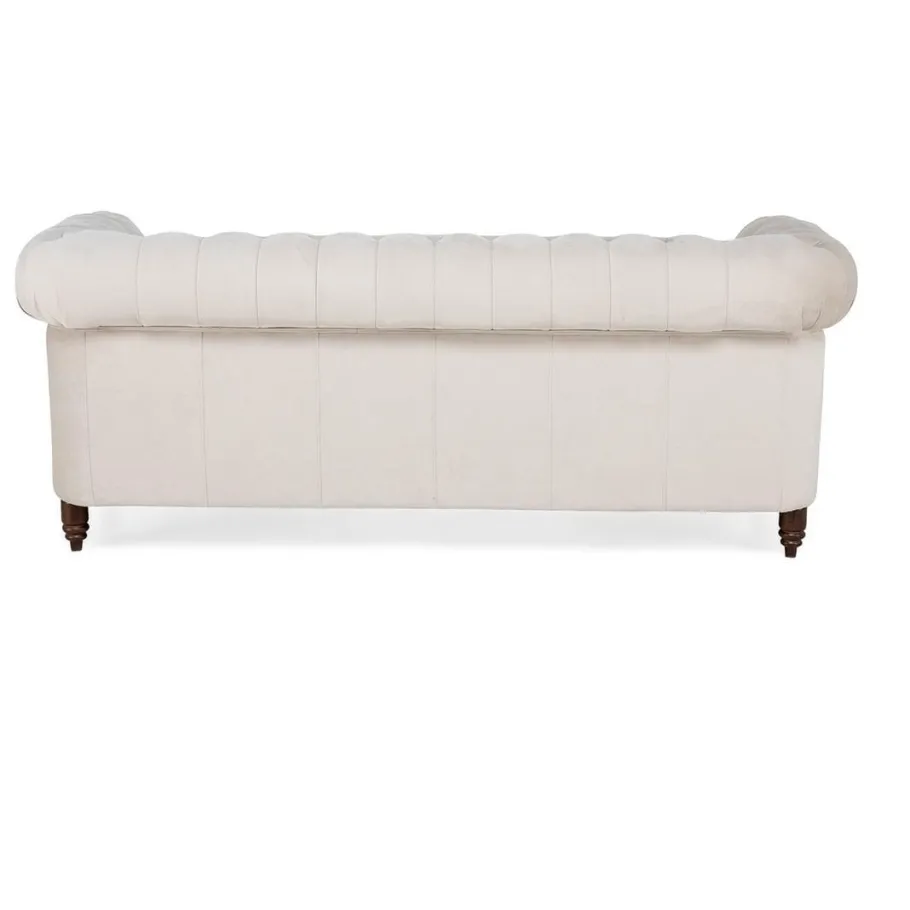 Chesterfield VINCENT gestepptes Dreisitzer-Sofa mit Schlaffunktion