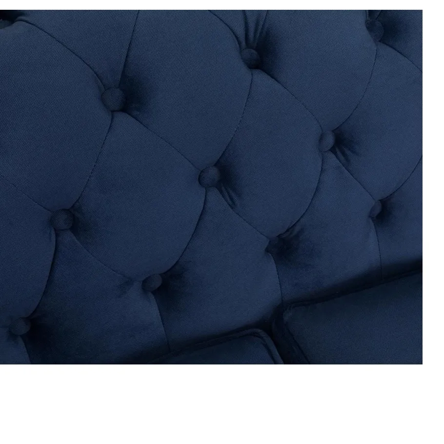 Chesterfield VINCENT gestepptes Dreisitzer-Sofa mit Schlaffunktion