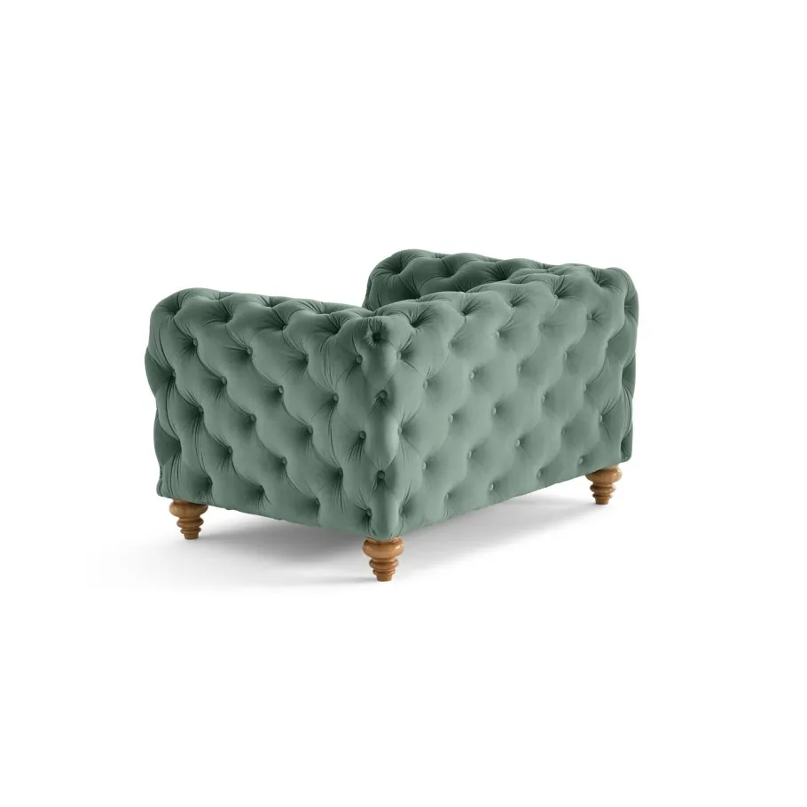Gesteppter Chesterfield-Sessel von TEO WOOD