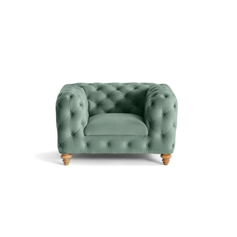 Gesteppter Chesterfield-Sessel von TEO WOOD