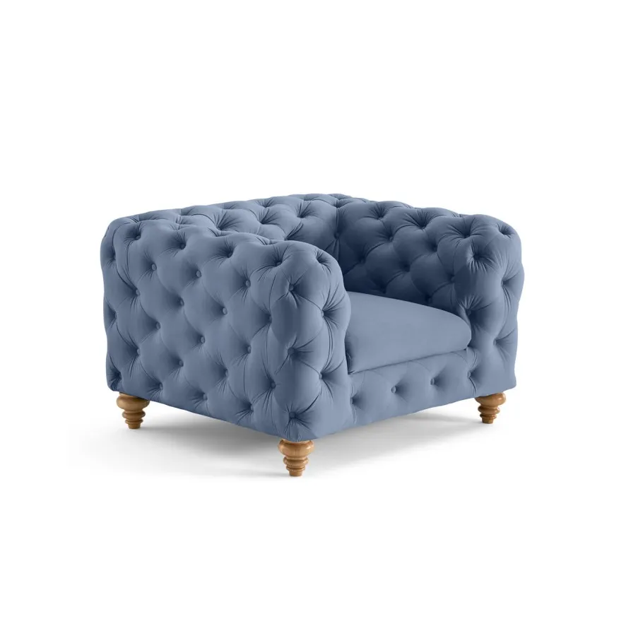 Gesteppter Chesterfield-Sessel von TEO WOOD