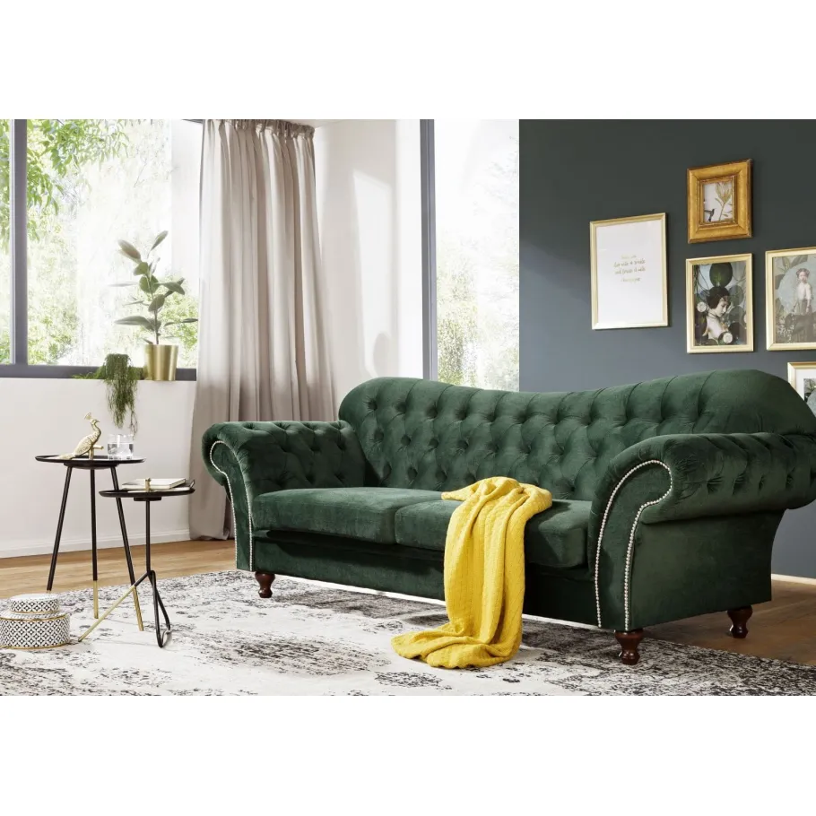 Chesterfield PARIS gestepptes Zweisitzer-Sofa