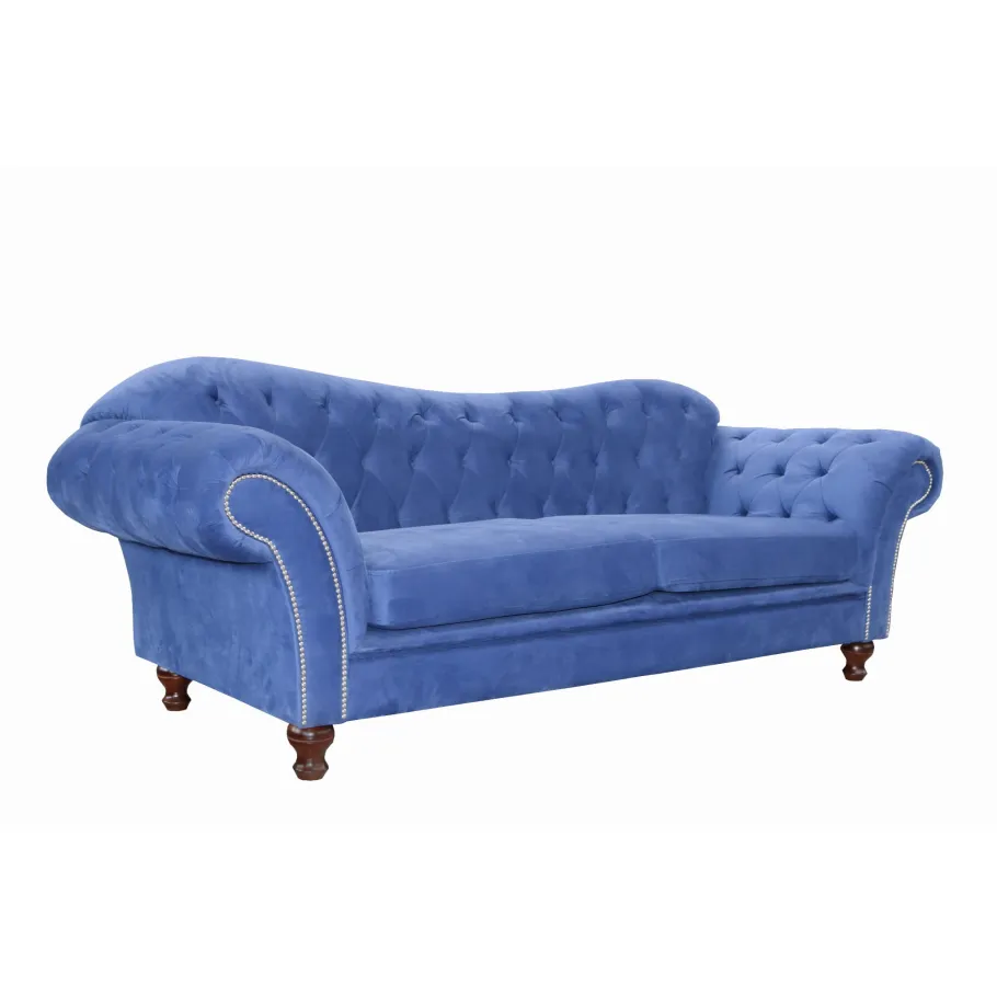 Chesterfield PARIS gestepptes Zweisitzer-Sofa mit Schlaffunktion