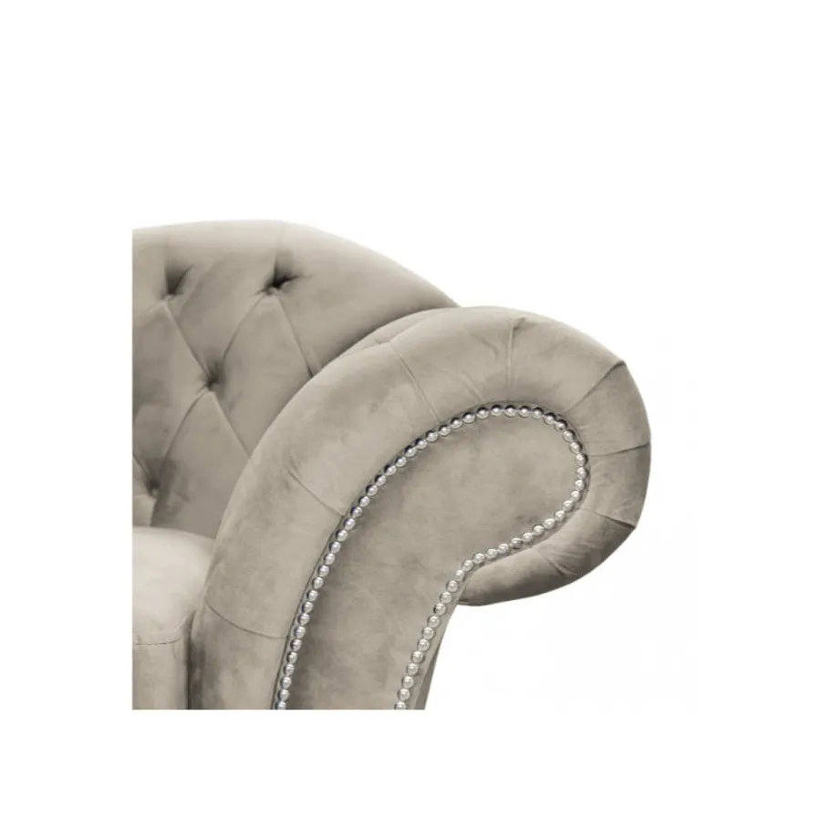 Chesterfield PARIS Dreisitzer-Steppsofa