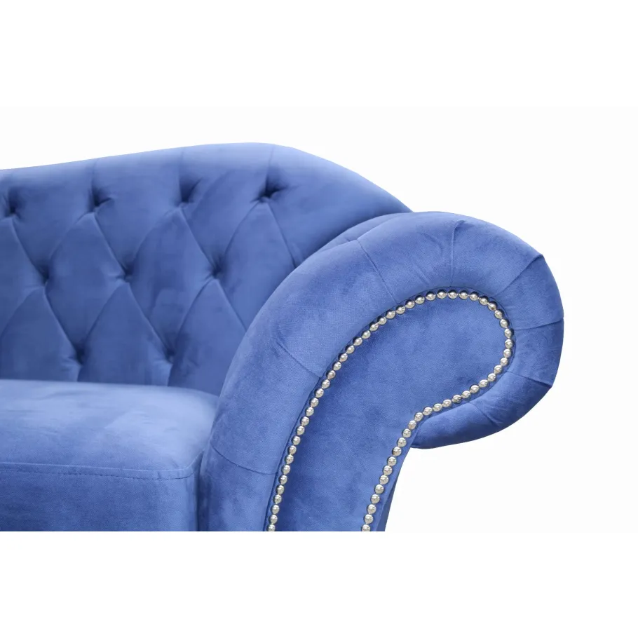 Chesterfield PARIS Dreisitzer-Steppsofa