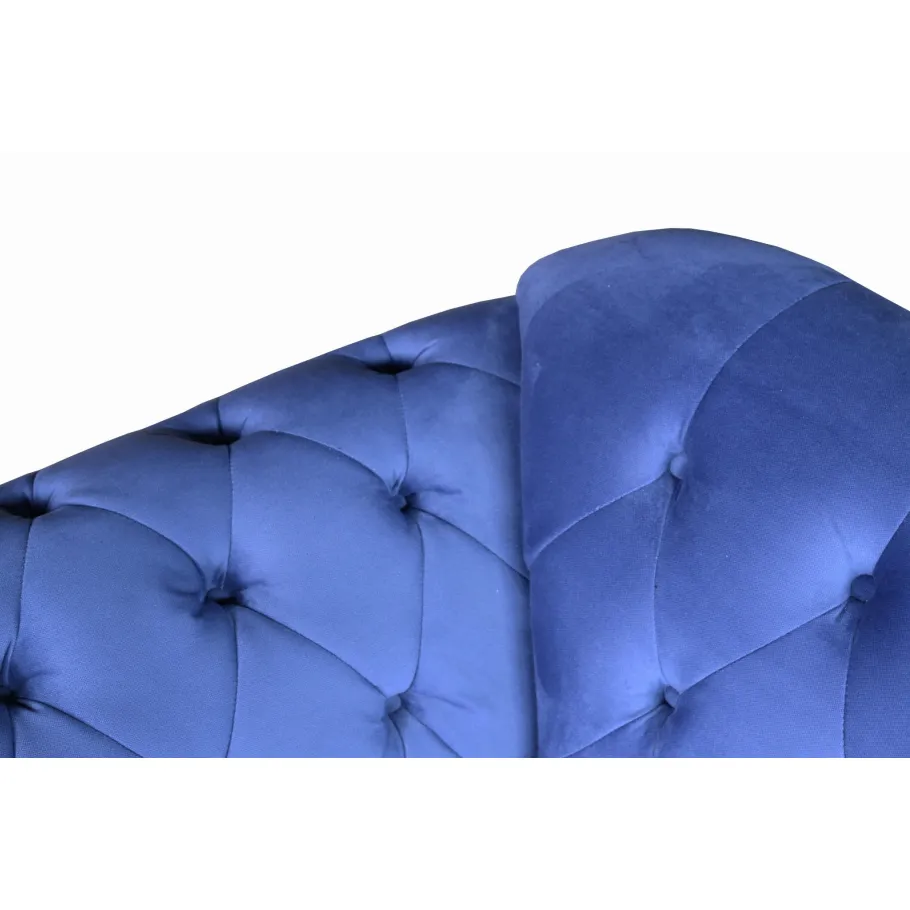 Chesterfield PARIS gestepptes Dreisitzer-Sofa mit Schlaffunktion