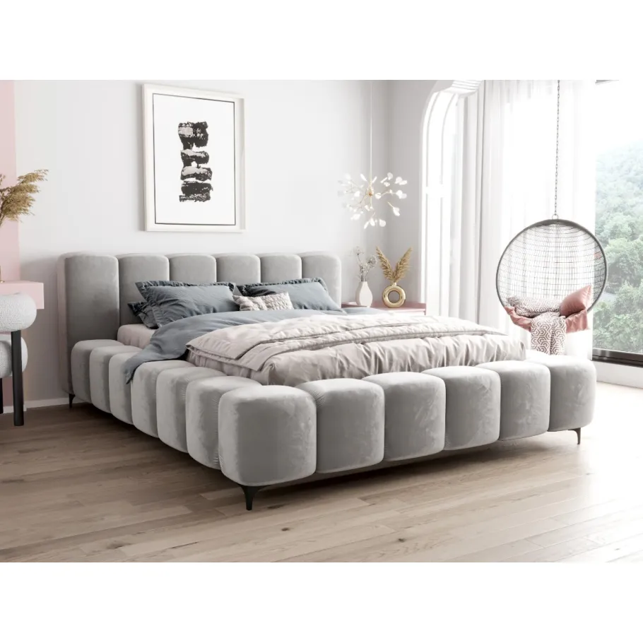 Modernes gepolstertes Mellow-Bett
