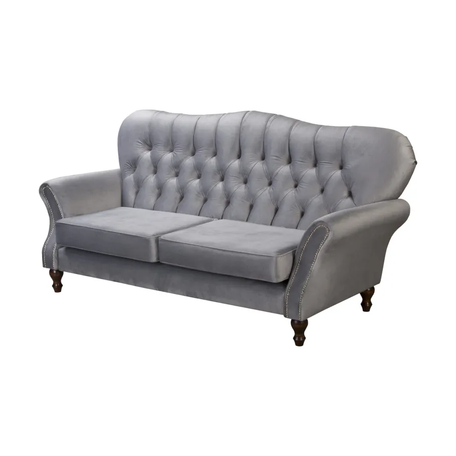 Glamour gestepptes Chesterfield BOGOTA Zweisitzer-Sofa