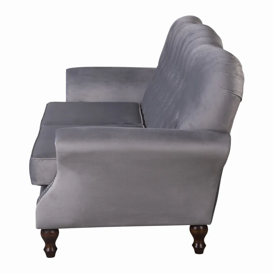 Glamour gestepptes Chesterfield BOGOTA Zweisitzer-Sofa