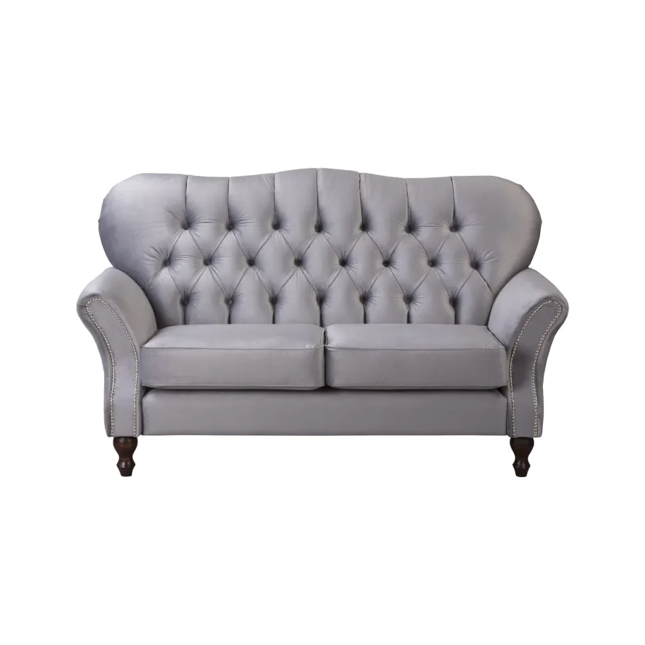 Chesterfield BOGOTA glamouröses gestepptes Dreisitzer-Sofa