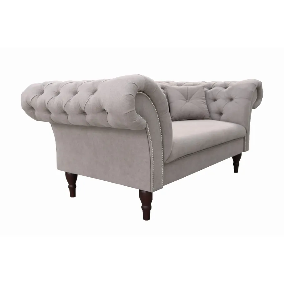 PORTO gestepptes Chesterfield-Zweisitzer-Sofa