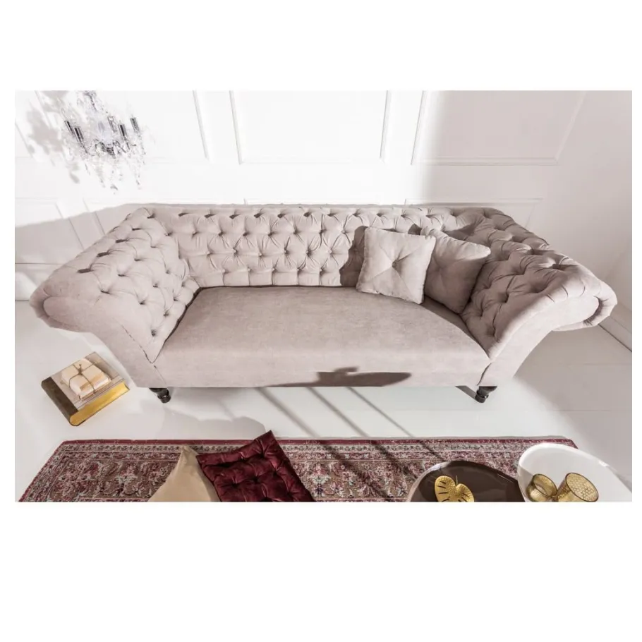 Chesterfield PORTO Dreisitzer-Steppsofa