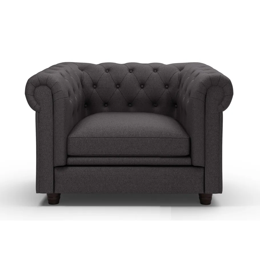 Gesteppter Chesterfield-Sessel SYDNEY