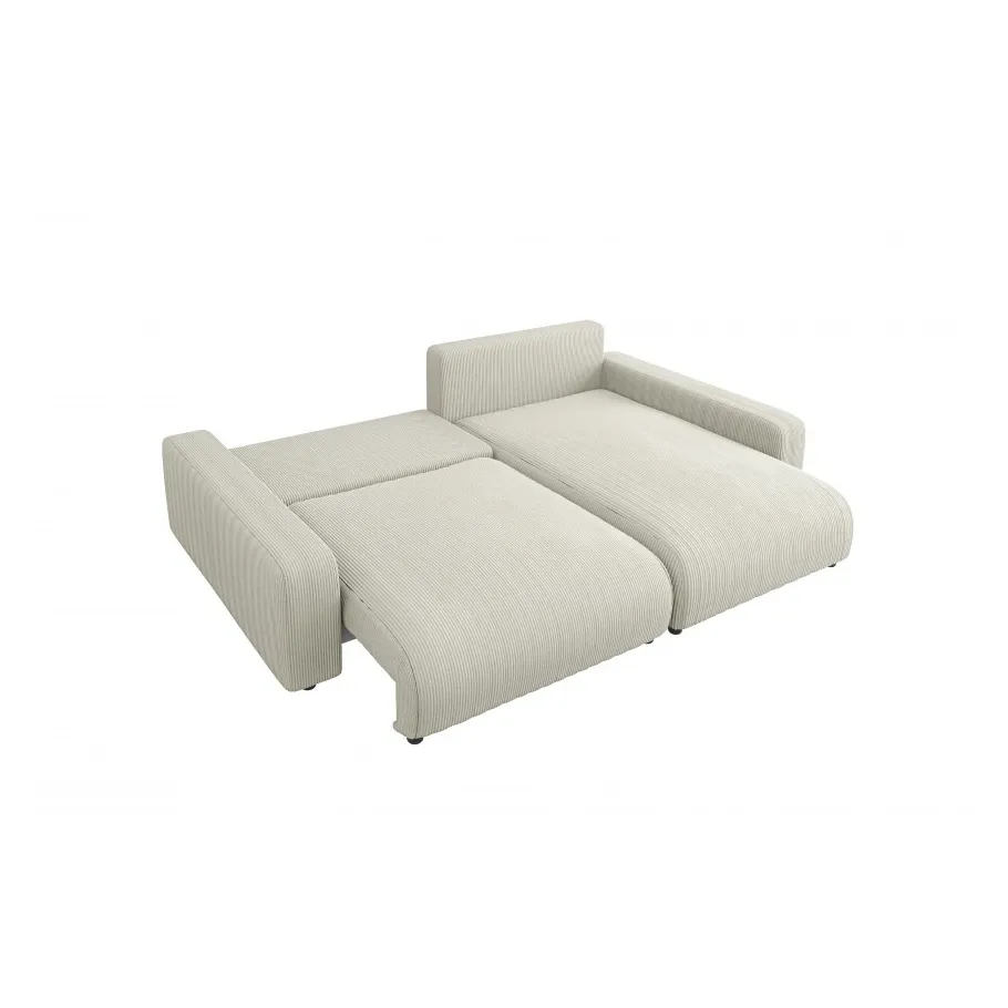 Modernes Viersitzer-Ecksofa Sergio mit Schlaffunktion