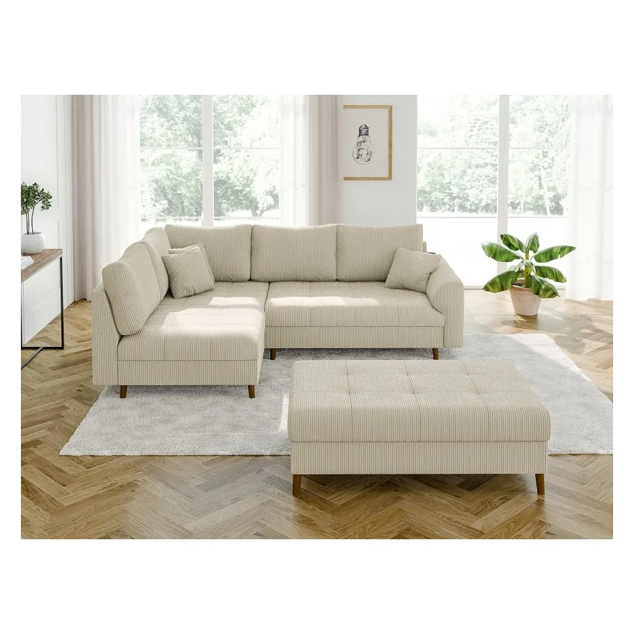 Modernes Viersitzer-Ecksofa Laril L