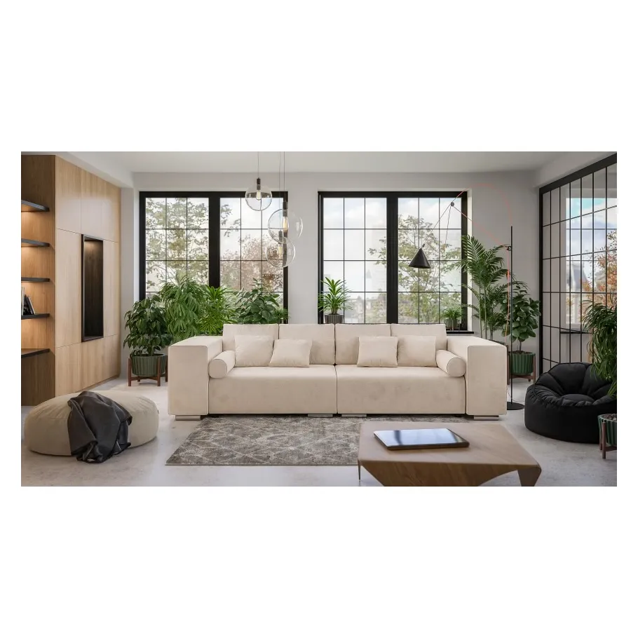 Modernes Dreisitzer-Sofa Lori