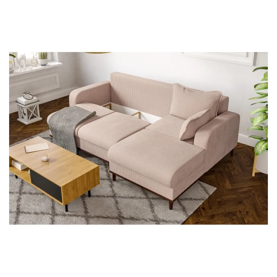 Modernes Viersitzer-Ecksofa mit Schlaffunktion Sofi