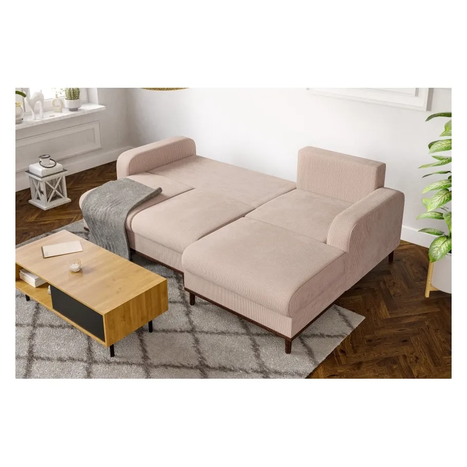 Modernes Viersitzer-Ecksofa mit Schlaffunktion Sofi