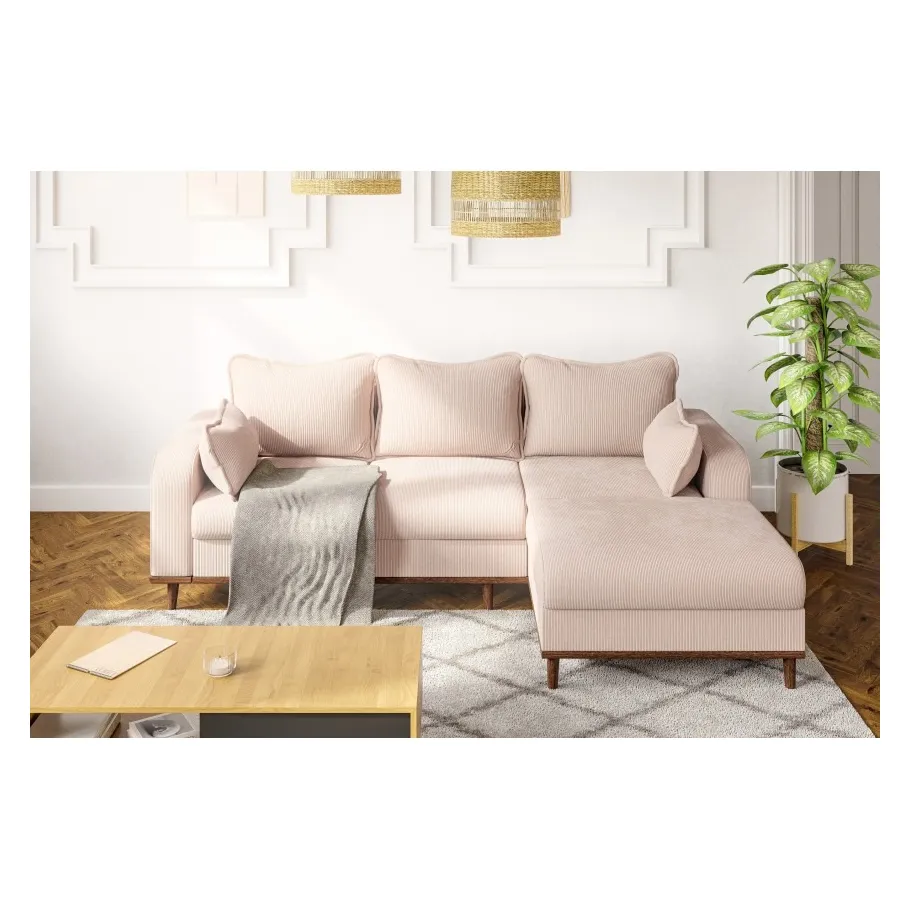 Modernes Viersitzer-Ecksofa mit Schlaffunktion Sofi