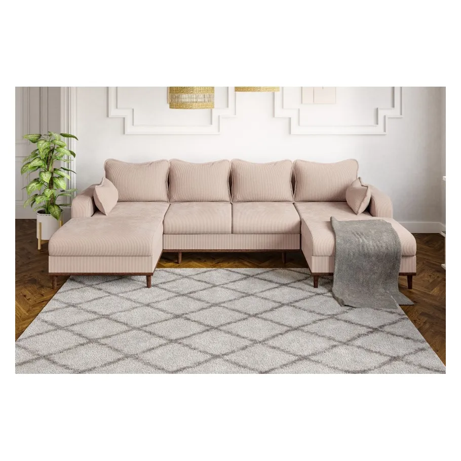 Modernes Sechssitzer-Ecksofa Sofi